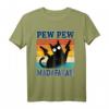Cat Pew Pew Madafakas Katzen T-Shirt mit Pistolen – Lustiges Vintage Design für Katzenliebhaber, Freunde & Familie