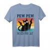 Cat Pew Pew Madafakas Katzen T-Shirt mit Pistolen – Lustiges Vintage Design für Katzenliebhaber, Freunde & Familie