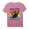 Cat Pew Pew Madafakas Katzen T-Shirt mit Pistolen – Lustiges Vintage Design für Katzenliebhaber, Freunde & Familie