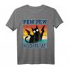 Cat Pew Pew Madafakas Katzen T-Shirt mit Pistolen – Lustiges Vintage Design für Katzenliebhaber, Freunde & Familie