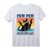 Cat Pew Pew Madafakas Katzen T-Shirt mit Pistolen – Lustiges Vintage Design für Katzenliebhaber, Freunde & Familie