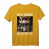 Kaffee Morgenmuffel Mitarbeiter T-Shirt mit lustigem Katzen Spruch – Ironisches Geschenk für Kollegen, Teenager & Katzenliebhaber