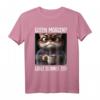 Kaffee Morgenmuffel Mitarbeiter T-Shirt mit lustigem Katzen Spruch – Ironisches Geschenk für Kollegen, Teenager & Katzenliebhaber