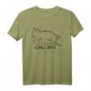 Chill Bro Lustiges Katzen T-Shirt – Faule Katze auf dem Sofa als Geschenkidee für Katzenliebhaber, Faulenzer & Chill-Fans zu Geburtstag & Weihnachten