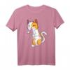 Katzen Katzenliebhaber Kätzchen Mädchen Kinder Damen T-Shirt – Süßes Geschenk zum Geburtstag, Weihnachten & Ostern für Katzenfans