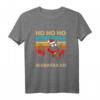 Cat Vintage PewPewPew Madafakas Katze Ho Ho Ho Christmas T-Shirt – Lustiges Weihnachtsgeschenk für Katzenliebhaber und Humor-Fans