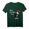 Best Cat Mom Ever T-Shirt mit Katze und Kopftuch – Perfektes Geschenk für Katzenliebhaberinnen, Mütter, Schwestern, Töchter, Tanten & Omas zum Geburtstag, Muttertag & Weihnachten