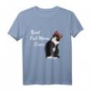 Best Cat Mom Ever T-Shirt mit Katze und Kopftuch – Perfektes Geschenk für Katzenliebhaberinnen, Mütter, Schwestern, Töchter, Tanten & Omas zum Geburtstag, Muttertag & Weihnachten