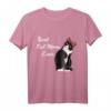 Best Cat Mom Ever T-Shirt mit Katze und Kopftuch – Perfektes Geschenk für Katzenliebhaberinnen, Mütter, Schwestern, Töchter, Tanten & Omas zum Geburtstag, Muttertag & Weihnachten
