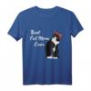 Best Cat Mom Ever T-Shirt mit Katze und Kopftuch – Perfektes Geschenk für Katzenliebhaberinnen, Mütter, Schwestern, Töchter, Tanten & Omas zum Geburtstag, Muttertag & Weihnachten