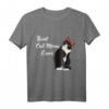 Best Cat Mom Ever T-Shirt mit Katze und Kopftuch – Perfektes Geschenk für Katzenliebhaberinnen, Mütter, Schwestern, Töchter, Tanten & Omas zum Geburtstag, Muttertag & Weihnachten