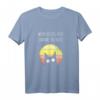 Wenn nichts mehr hilft umarme die Katze Retro Sunset T-Shirt – Lustiges Katzenmotiv für Stressabbau & Entspannung