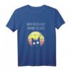 Wenn nichts mehr hilft umarme die Katze Retro Sunset T-Shirt – Lustiges Katzenmotiv für Stressabbau & Entspannung
