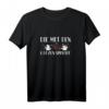 Damen Katzen Spruch T-Shirt - Lustiges Design für Katzenliebhaberinnen & Katzenmamas mit Spruch 'Die Mit Den Katzen Spricht'