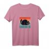Ois Trottln Katzen Design - Lustiges schwarzes Katzen T-Shirt für Katzenmamas & -papas, perfekt für Tierliebhaber