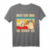 40 Geburtstag Cat Dad Ever T-Shirt – Lustiges Katzen Design für Katzenliebhaber & Vatertag Geschenk