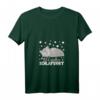 Damen Schlafshirt mit Katze – Niedlicher Pyjama mit V-Ausschnitt und Sternen, Perfekt für Katzenliebhaber & bequemer Schlafanzug für Kinder & Erwachsene