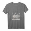 Damen Schlafshirt mit Katze – Niedlicher Pyjama mit V-Ausschnitt und Sternen, Perfekt für Katzenliebhaber & bequemer Schlafanzug für Kinder & Erwachsene