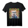 Buntes Mandala Muster Batik Hippie Katze T-Shirt – Perfekt für Partys, Halloween & als buntes Geschenk für Farbenfrohe