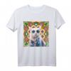 Buntes Mandala Muster Batik Hippie Katze T-Shirt – Perfekt für Partys, Halloween & als buntes Geschenk für Farbenfrohe
