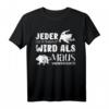 Katzenmama Katze Katzenliebhaber Als Maus Wiedergeboren T-Shirt – Humorvolles Katzendesign für Tierliebhaberinnen
