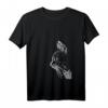 Damen & Herren Süßes Katzenmotiv T-Shirt mit V-Ausschnitt - Lustiges Katzendesign für Katzenliebhaber und Tierfreunde