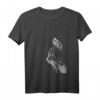 Damen & Herren Süßes Katzenmotiv T-Shirt mit V-Ausschnitt - Lustiges Katzendesign für Katzenliebhaber und Tierfreunde