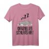 Offizielles Schlafshirt Pyjama Katze Kätzchen Kater – Lustiges Geschenk für Katzenliebhaber, Langschläfer & Morgenmuffel, Damen & Herren