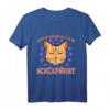 Müde Katze Schlafshirt - Lustiges Pyjama Geschenk für Damen, Herren & Kinder, Perfekt für entspannte Nächte und als Geschenkidee