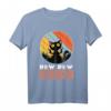 Lustiges Katze mit Kanonen T-Shirt – Western-inspiriertes Design für Katzenliebhaber & Humorvolle Tierfans