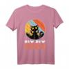 Lustiges Katze mit Kanonen T-Shirt – Western-inspiriertes Design für Katzenliebhaber & Humorvolle Tierfans
