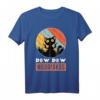 Lustiges Katze mit Kanonen T-Shirt – Western-inspiriertes Design für Katzenliebhaber & Humorvolle Tierfans