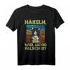 40Geburtstag Vintage Katze T-Shirt - Humorvolles Häkeln Design für Oma, Mutter & Mama zum Geburtstag