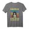 40Geburtstag Vintage Katze T-Shirt - Humorvolles Häkeln Design für Oma, Mutter & Mama zum Geburtstag