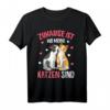 Zuhause ist wo meine Katzen sind - Süßes Katzen Kinder, Mädchen & Damen T-Shirt als Geschenk für Katzenliebhaberinnen
