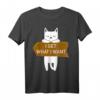 Süße Katze am Chillen | Dominantes Katzen-Design T-Shirt für Katzenliebhaber und Tierfreunde