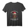 Lustiges Weihnachts-T-Shirt mit Katze - Ironischer Spruch 'Ganz dünnes Eis Freundchen!' für Weihnachten, Weihnachtsmuffel & Katzenliebhaber