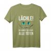 Lustiges Grinse Katze T-Shirt - Witziges Halloween & Party Outfit für Kinder und Erwachsene, Geschenkidee für Katzenfans