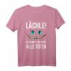 Lustiges Grinse Katze T-Shirt - Witziges Halloween & Party Outfit für Kinder und Erwachsene, Geschenkidee für Katzenfans