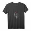 Damen Katzenmotiv T-Shirt mit High Five Design & V-Ausschnitt – Leichtes, Klassisch Geschnittenes Basic mit Liebevollem Motiv
