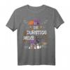 Durstige Hexe auf Hexen-Besen mit Katze - Lustiges Damen Halloween T-Shirt für Party & Kostümzubehör