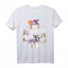 Durstige Hexe auf Hexen-Besen mit Katze - Lustiges Damen Halloween T-Shirt für Party & Kostümzubehör