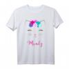 Mandy Namen Geschenk - Buntes Kätzchen Katze T-Shirt für Mädchen & Damen, Perfekt für Geburtstagsfeiern und Katzen-Partys