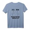 Jaja moin Fresse halten Kaffee Her, Mittelfinger Katze - Lustiges T-Shirt für Kaffee- und Katzenliebhaber, perfekt für Arbeit und Freizeit