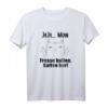 Jaja moin Fresse halten Kaffee Her, Mittelfinger Katze - Lustiges T-Shirt für Kaffee- und Katzenliebhaber, perfekt für Arbeit und Freizeit