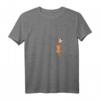 Lustiges Katzen T-Shirt mit V-Ausschnitt und gezeichneter Brusttasche – Perfektes Geschenk für Katzenliebhaber, Geburtstags- und Weihnachtsgeschenk