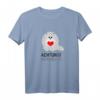 Niedliches Herz T-Shirt mit süßer Katze – Humorvolles Katzenmotiv für Tierliebhaber