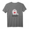 Niedliches Herz T-Shirt mit süßer Katze – Humorvolles Katzenmotiv für Tierliebhaber