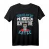 Katze 'Scheiß auf die Prinzessin' Lustiges Single T-Shirt für Katzenliebhaber – Witziges Geschenk für Freund, Papa & Bruder