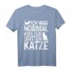 Katzenliebhaber T-Shirt: Normal Bis Zur Dritten Katze - Originelles Geschenk für Katzenbesitzer, Mamas & Tierfreunde zu Weihnachten, Geburtstag & Valentinstag